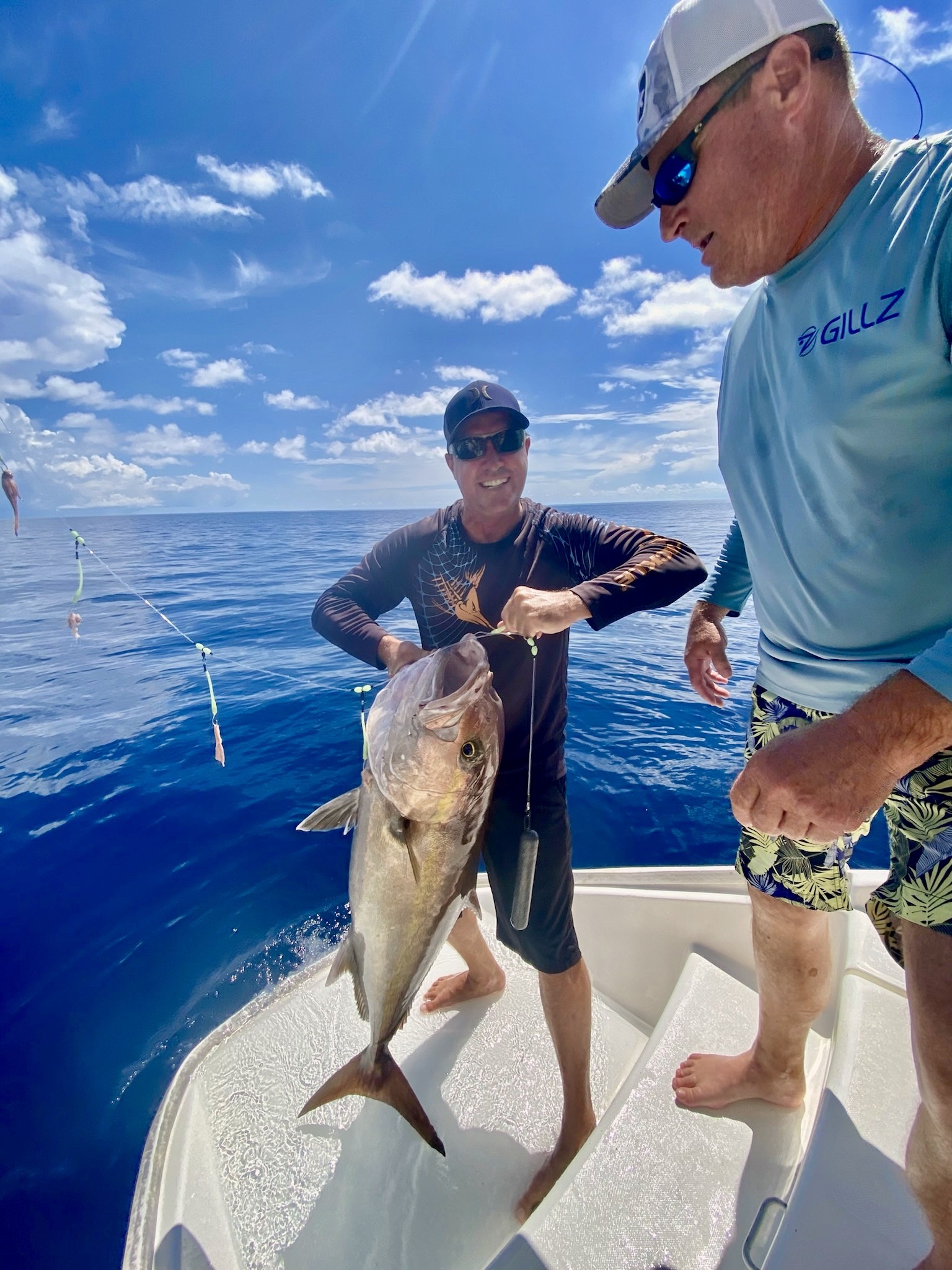 Fishing gear rigged aboard Exta Sea