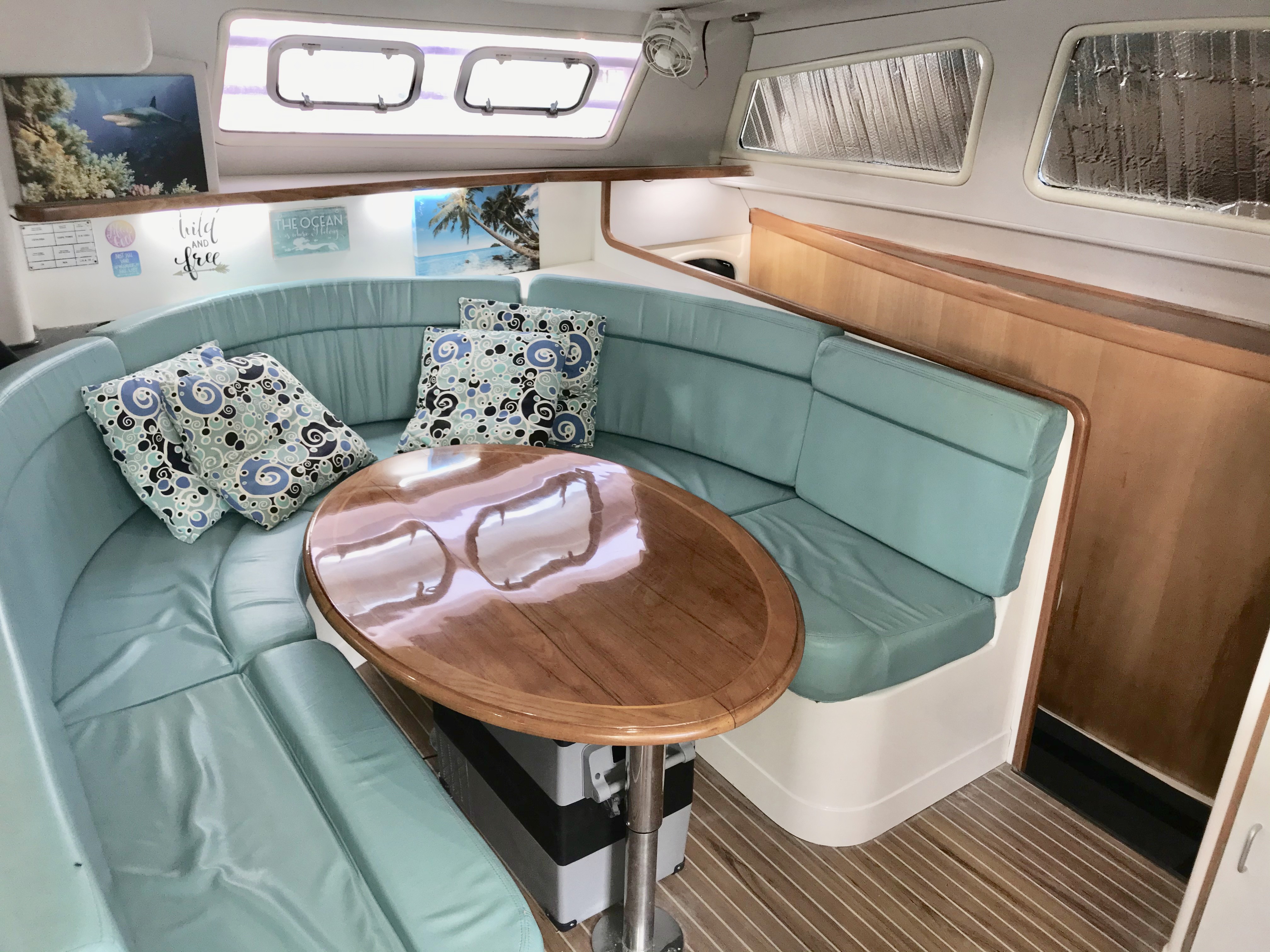 Exta Sea's saloon seating